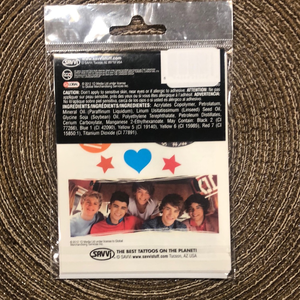 1D Temporary Tattoos - Picture 2 of 2
